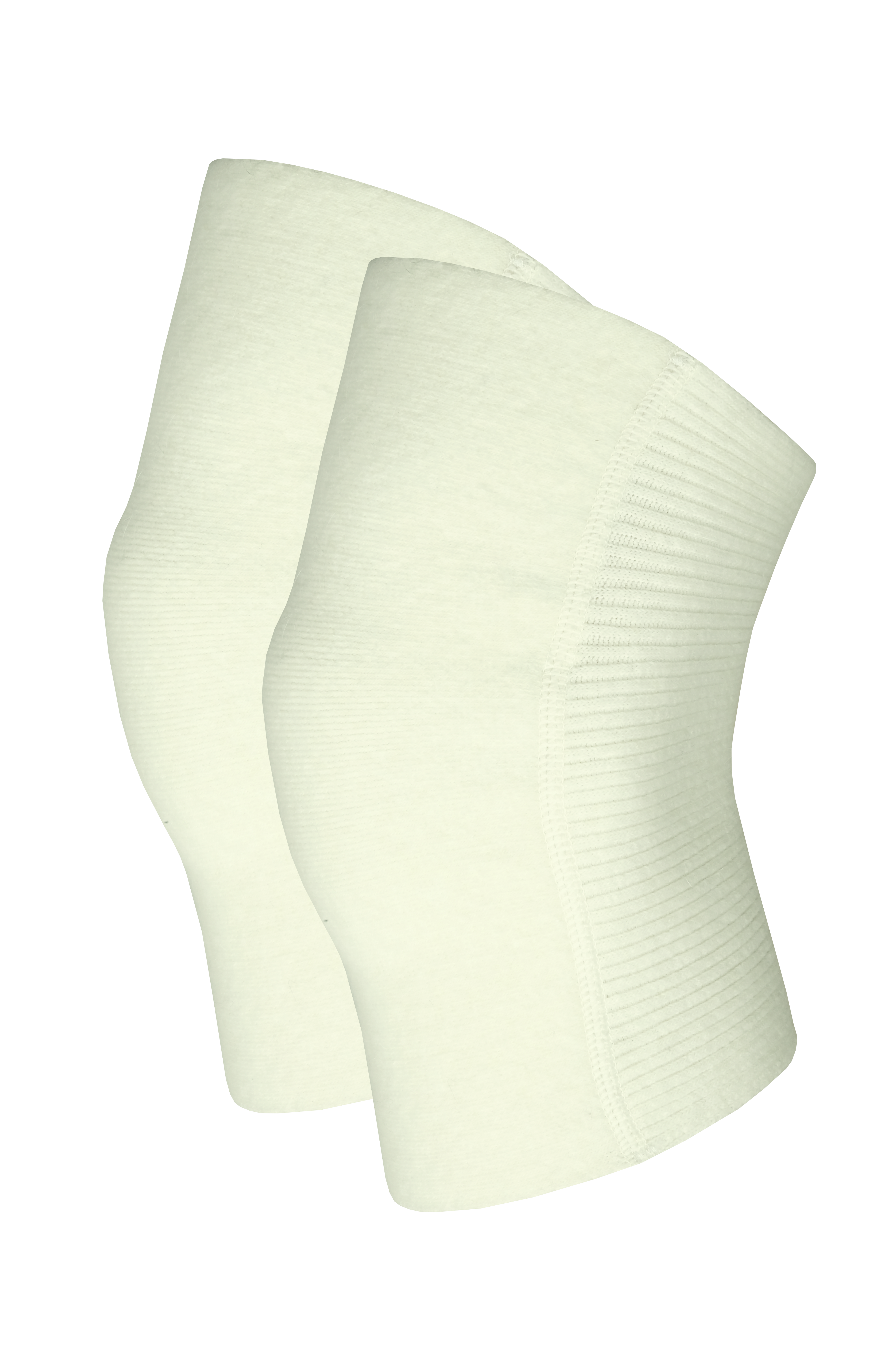 Gelenkwärmer für Knie und Ellenbogen - schmale Rückseite <p> 50% Angora 30% Schurwolle 20% Polyamid