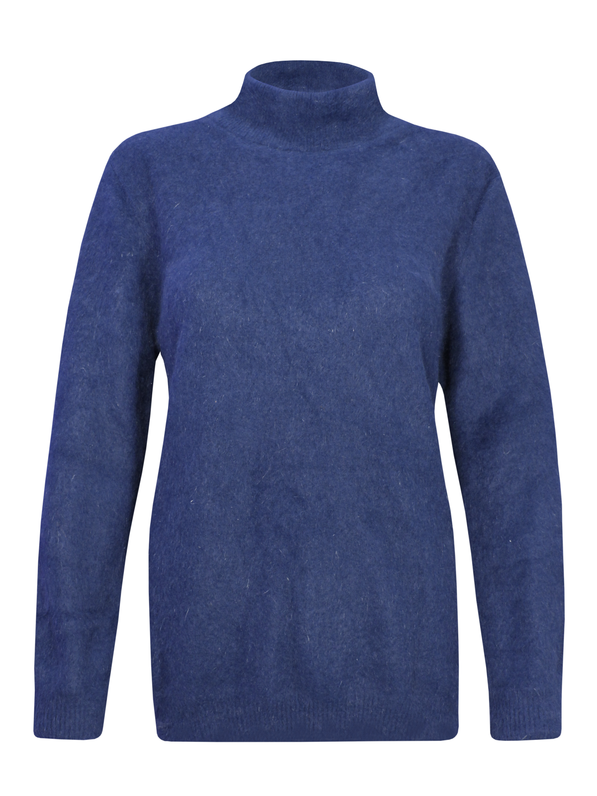 Hochflauschpullover mit Stehkragen