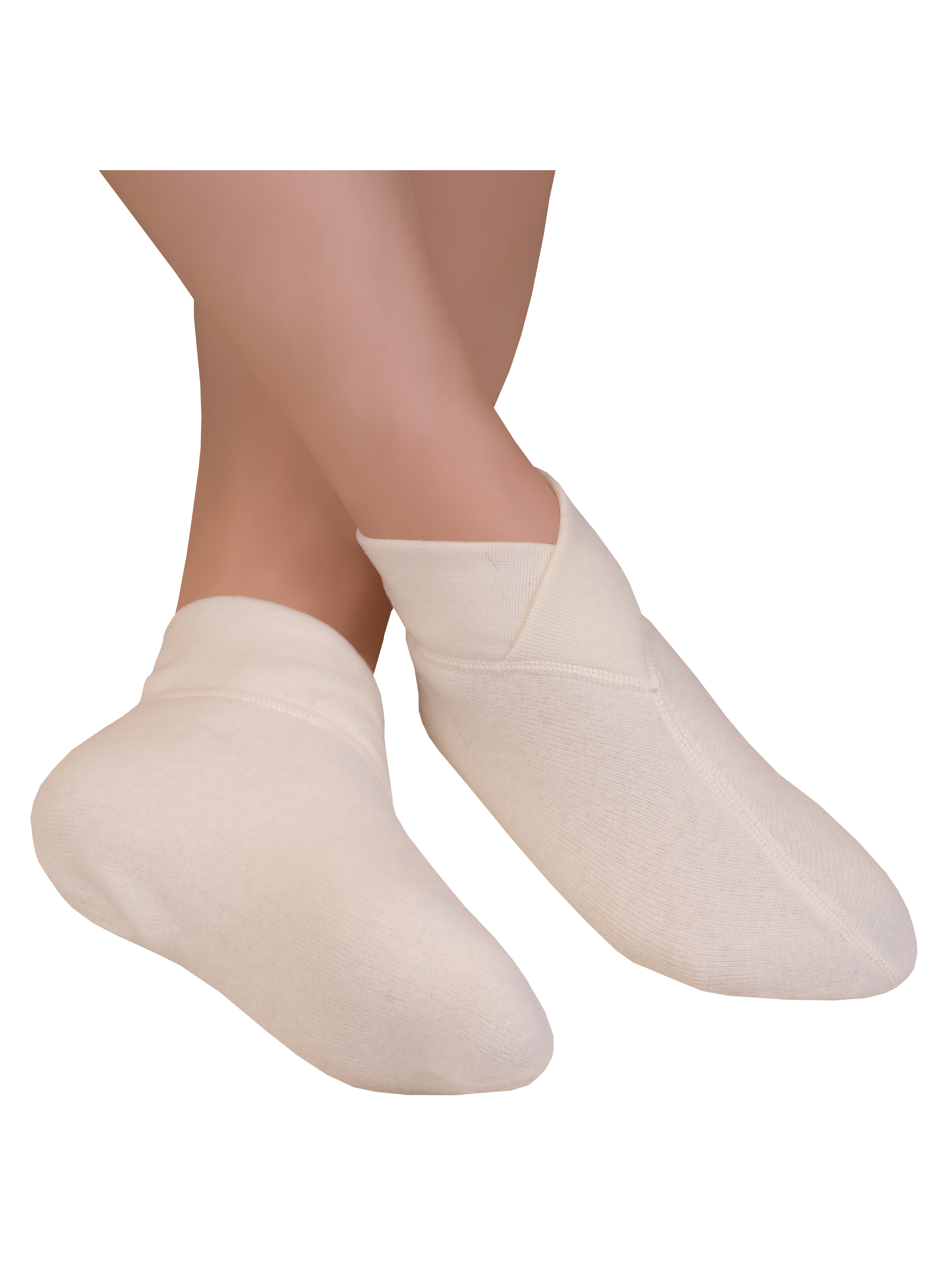 Fußwärmer/Bettschuhebmit weitem Einstieg <p> 50% Angora 30% Schurwolle 20% Polyamid
