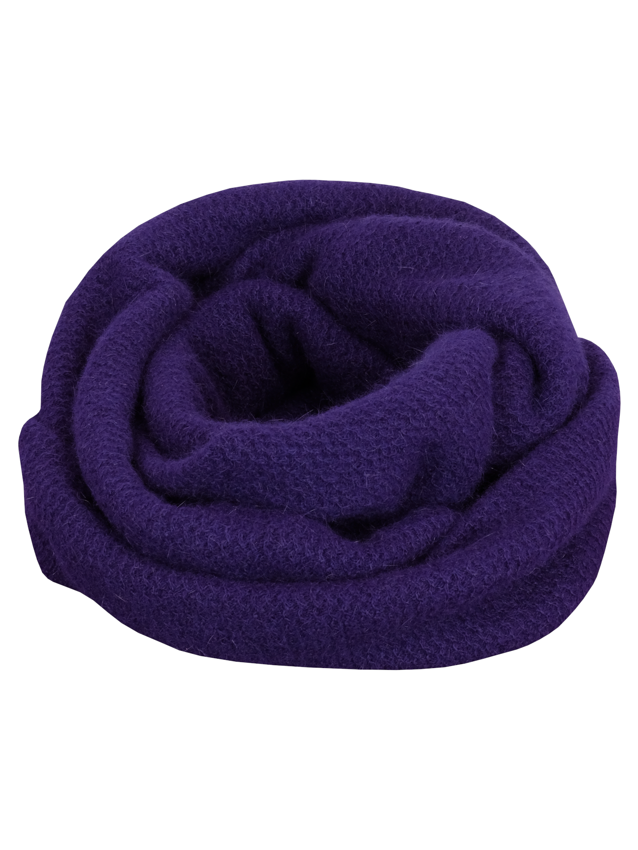 Loop-Schal im Wellenmuster <p> mit 75% Angora