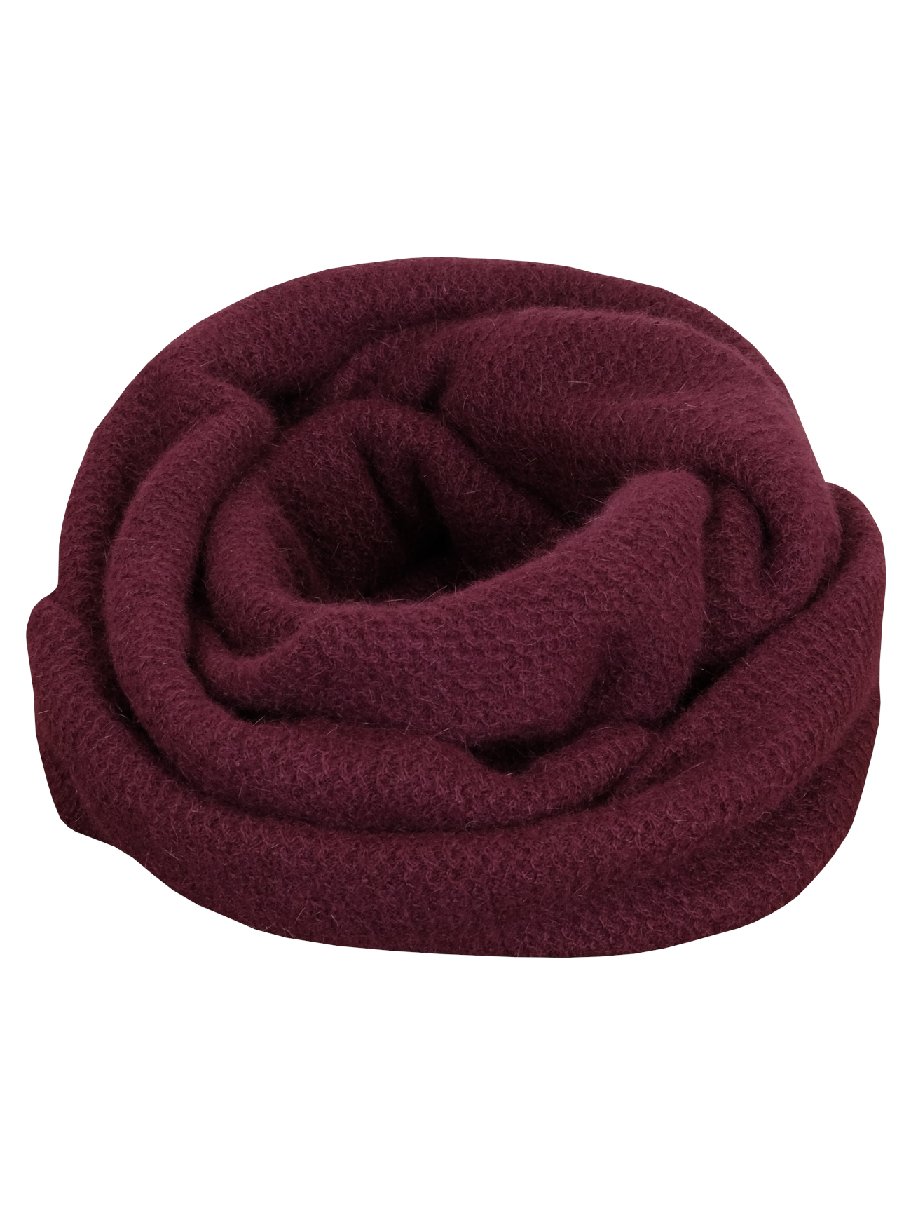 Loop-Schal im Wellenmuster <p> mit 75% Angora