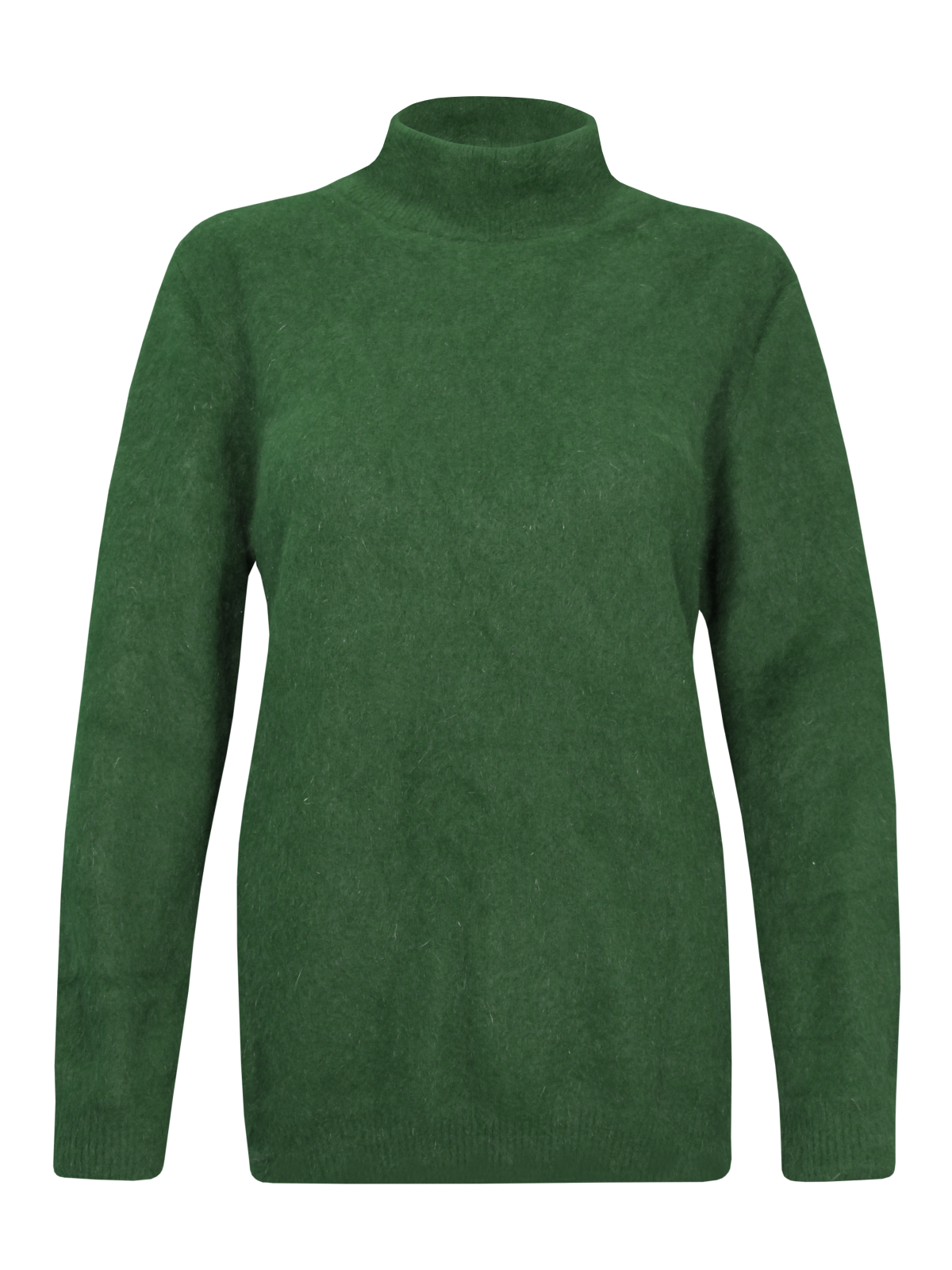 Hochflauschpullover mit Stehkragen