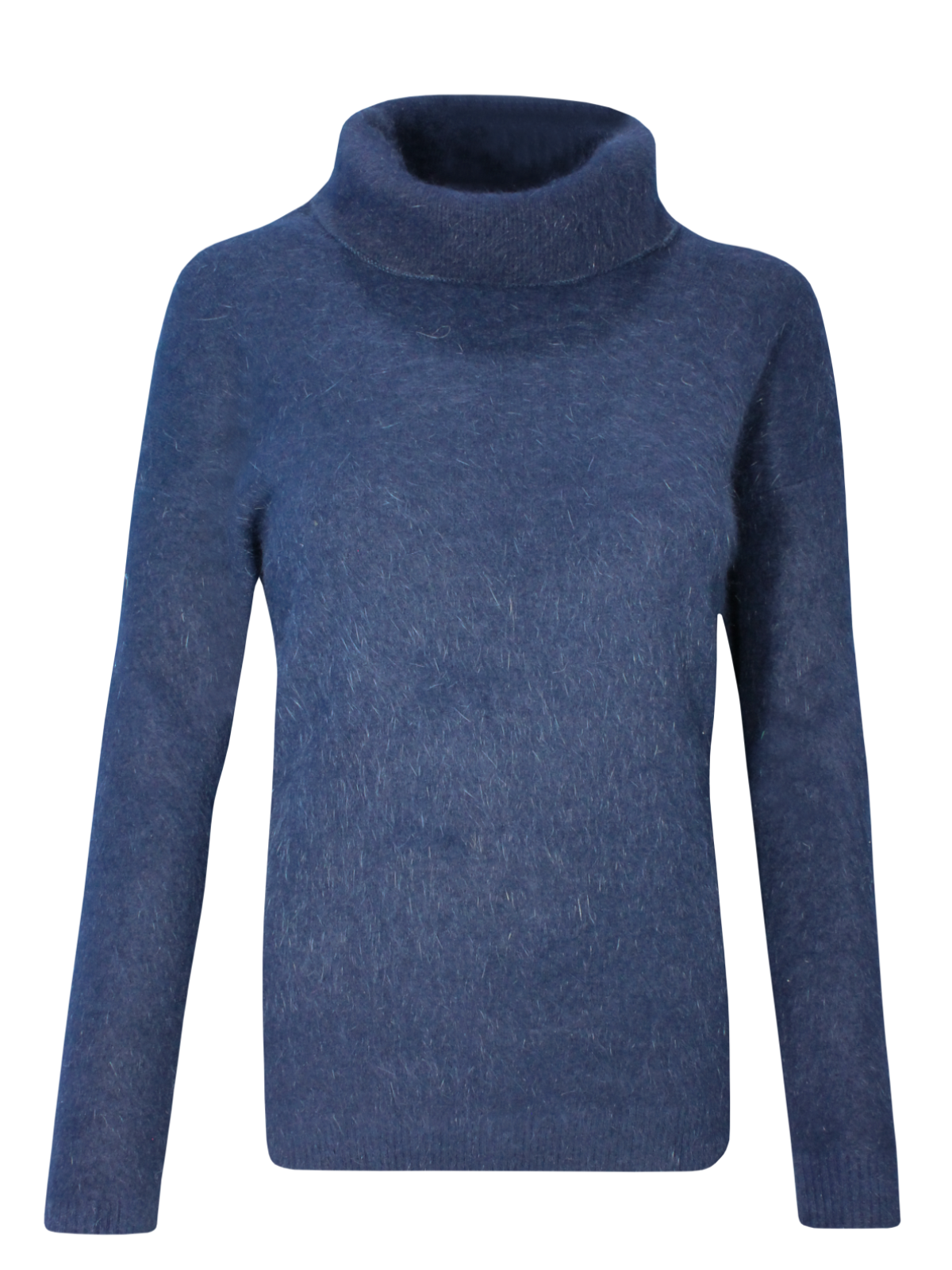 Hochflauschpullover mit Rollkragen