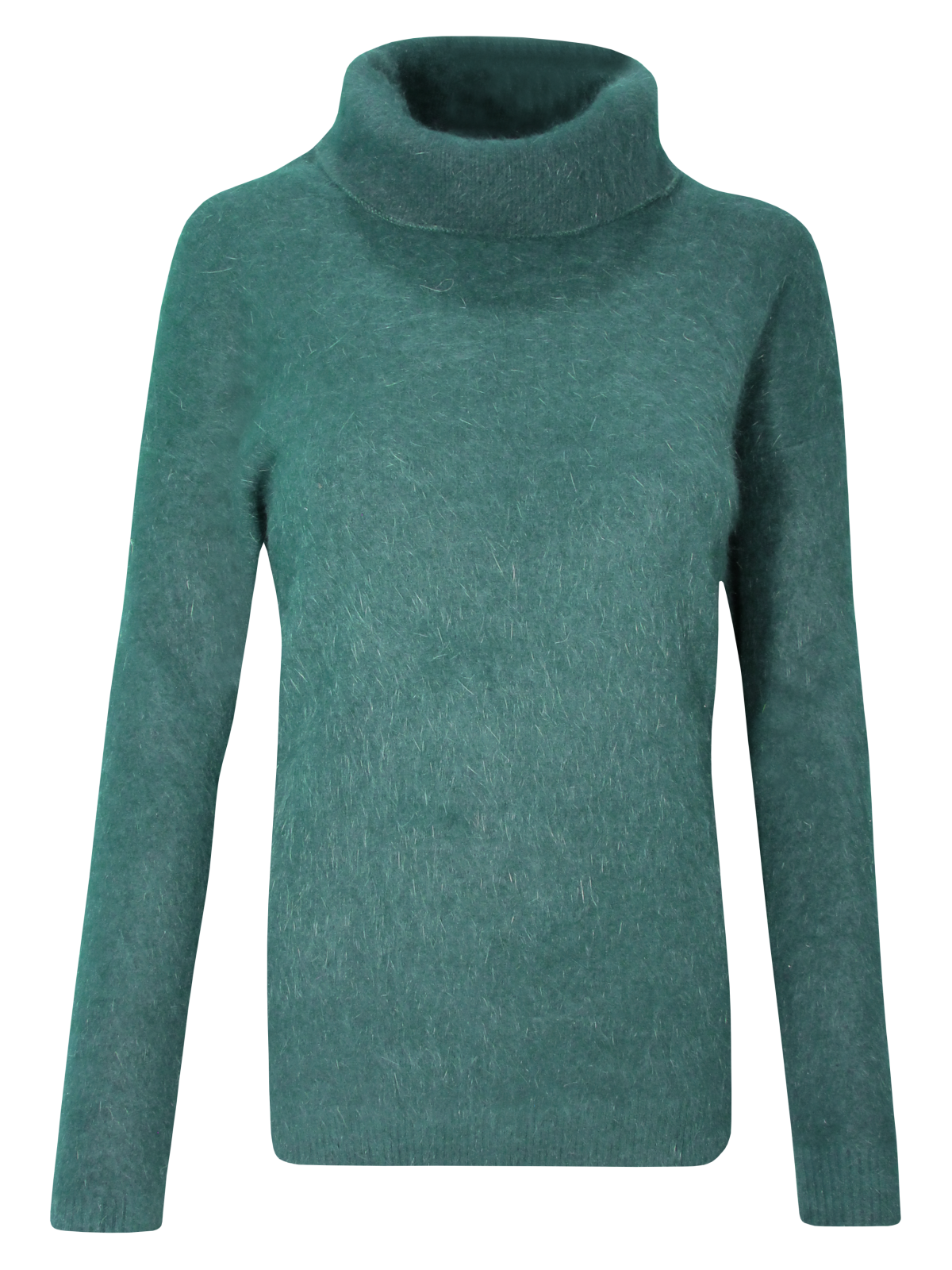 Hochflauschpullover mit Rollkragen