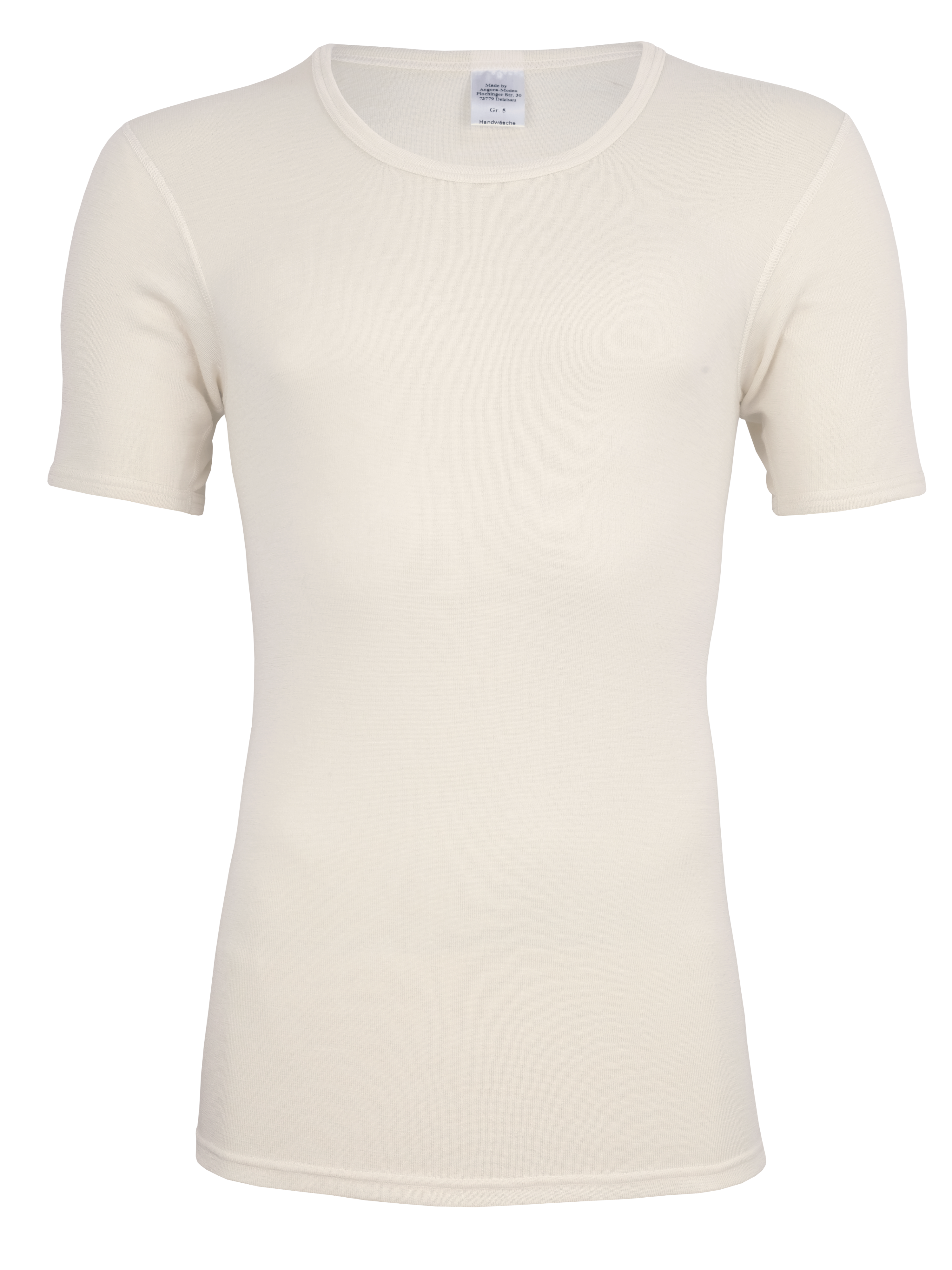 Herrenunterhemd halbarm <p> 70% Schurwolle (Merino) 30% Baumwolle