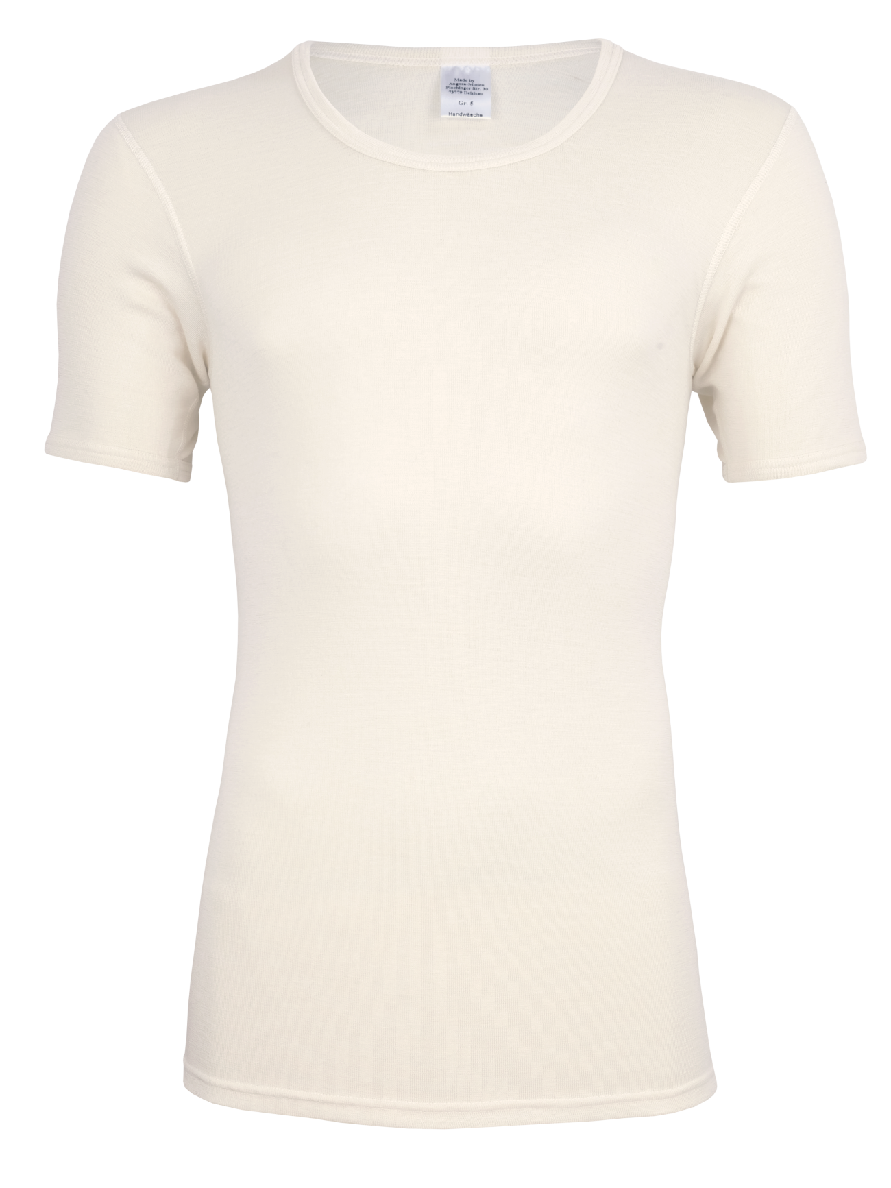 Herrenunterhemd kurzarm <p> 50% Baumwolle 50% Tencel