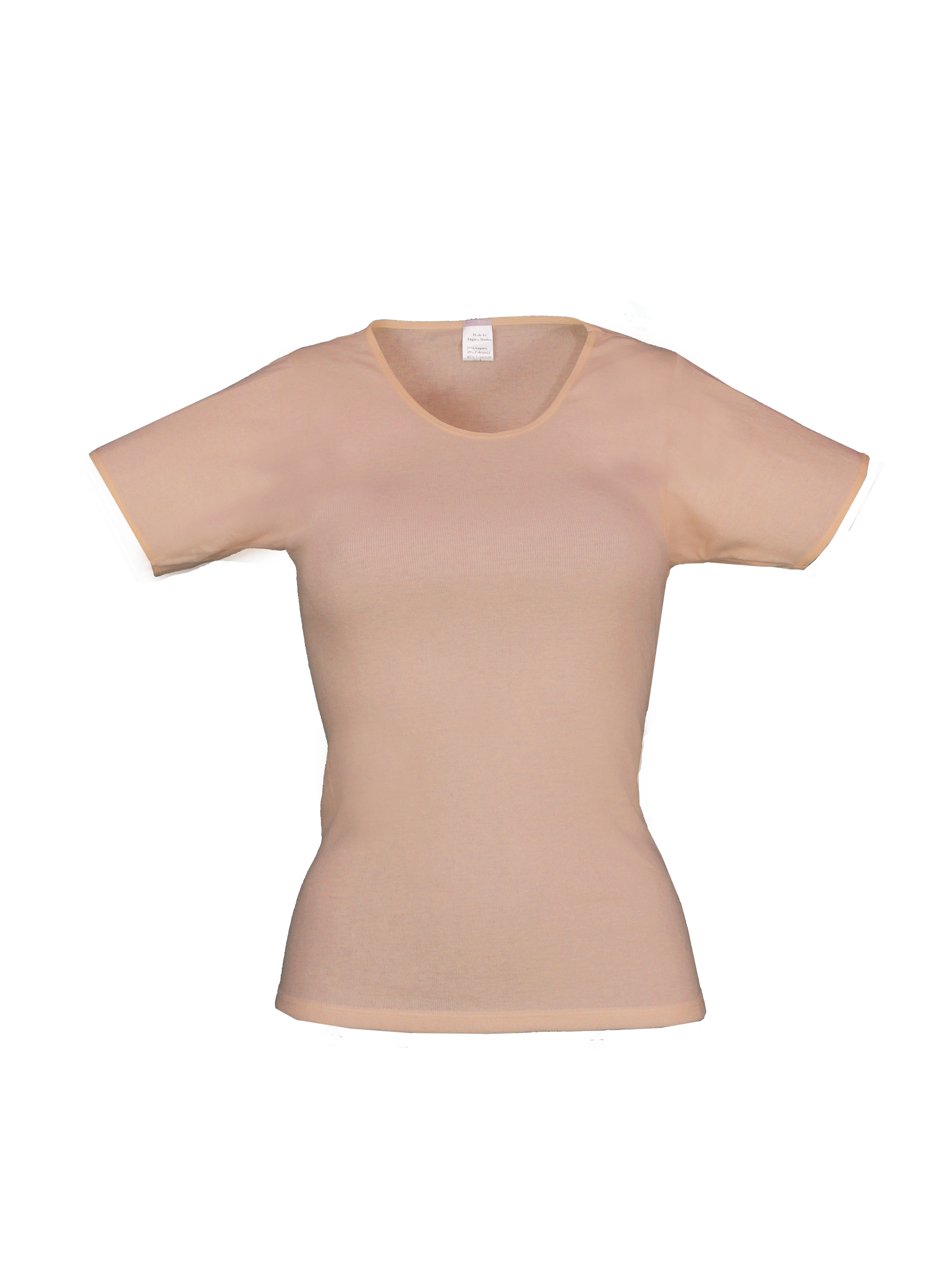 Damenhemd 1/2 Arm <p> 20% Angora 45% Scurwolle 35% Poliamid