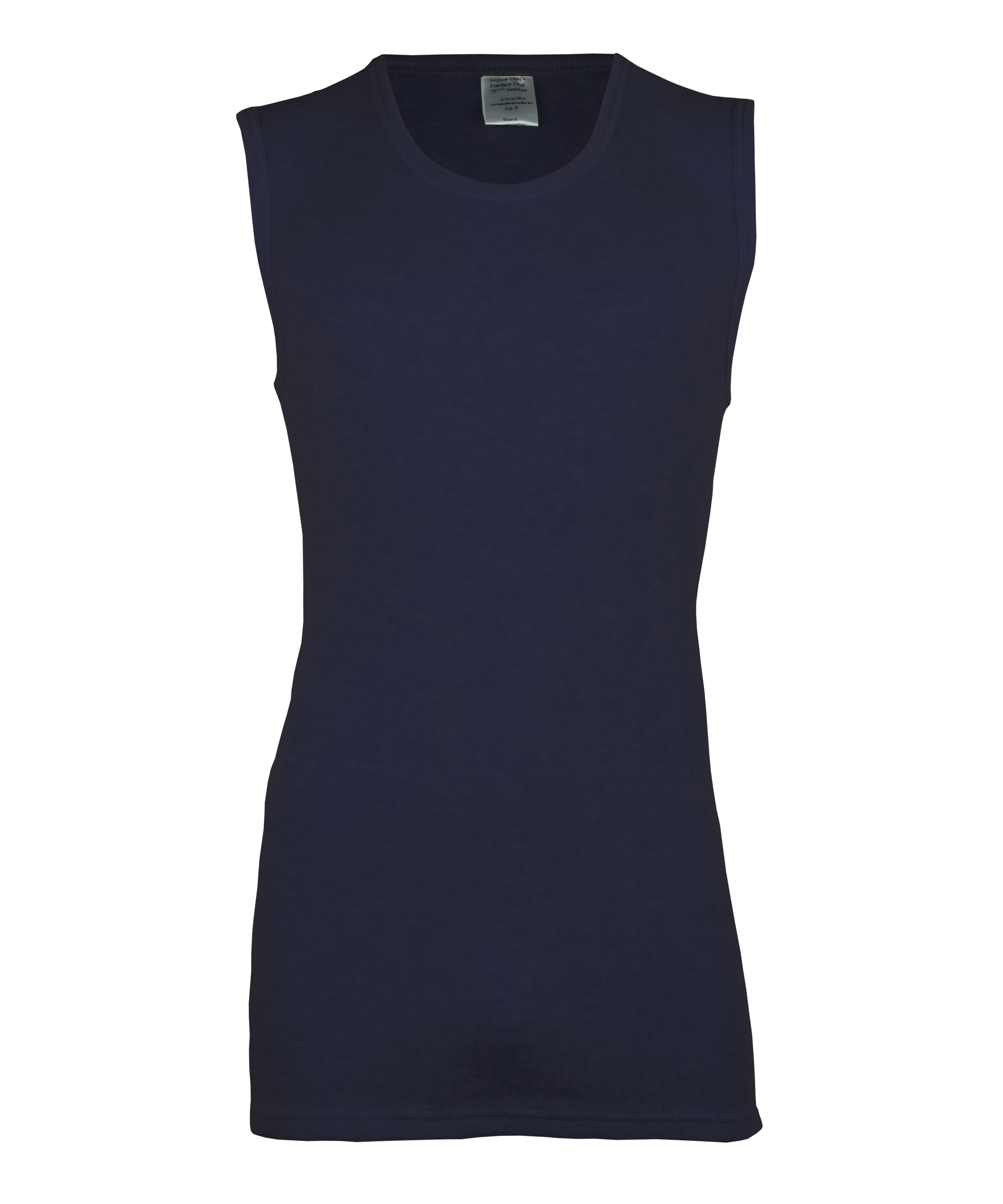 Herrenhemd ohne Arm <p> 70% Schurwolle | 30% Seide