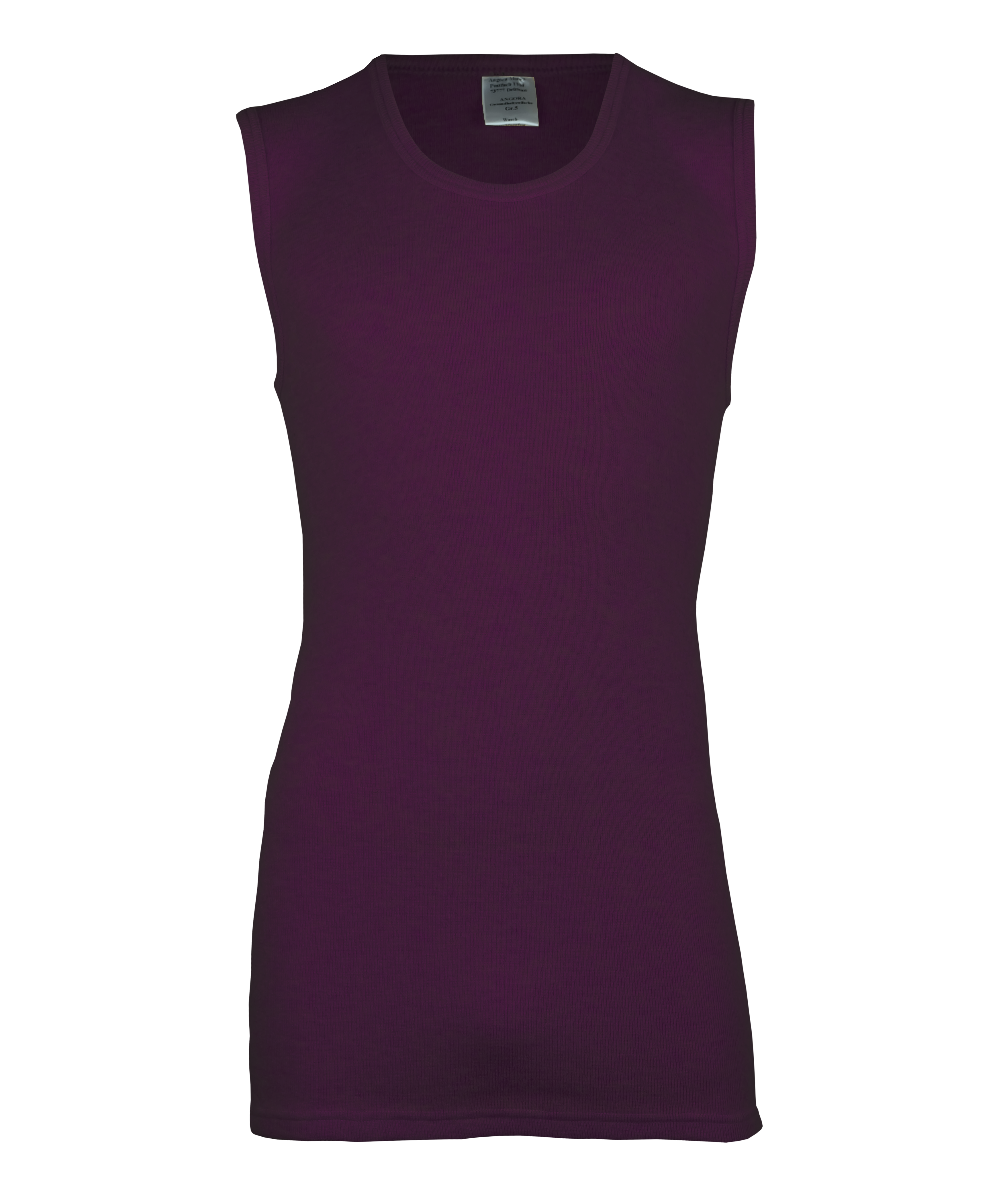 Herrenunterhemd ohne Arm <p> 70% Schurwolle (Merino) 30% Baumwolle