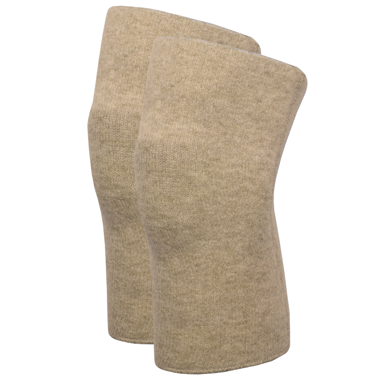 Gelenkwärmer für Knie und Ellenbogen <p> 50% Angora 30% Schurwolle 20% Polyamid