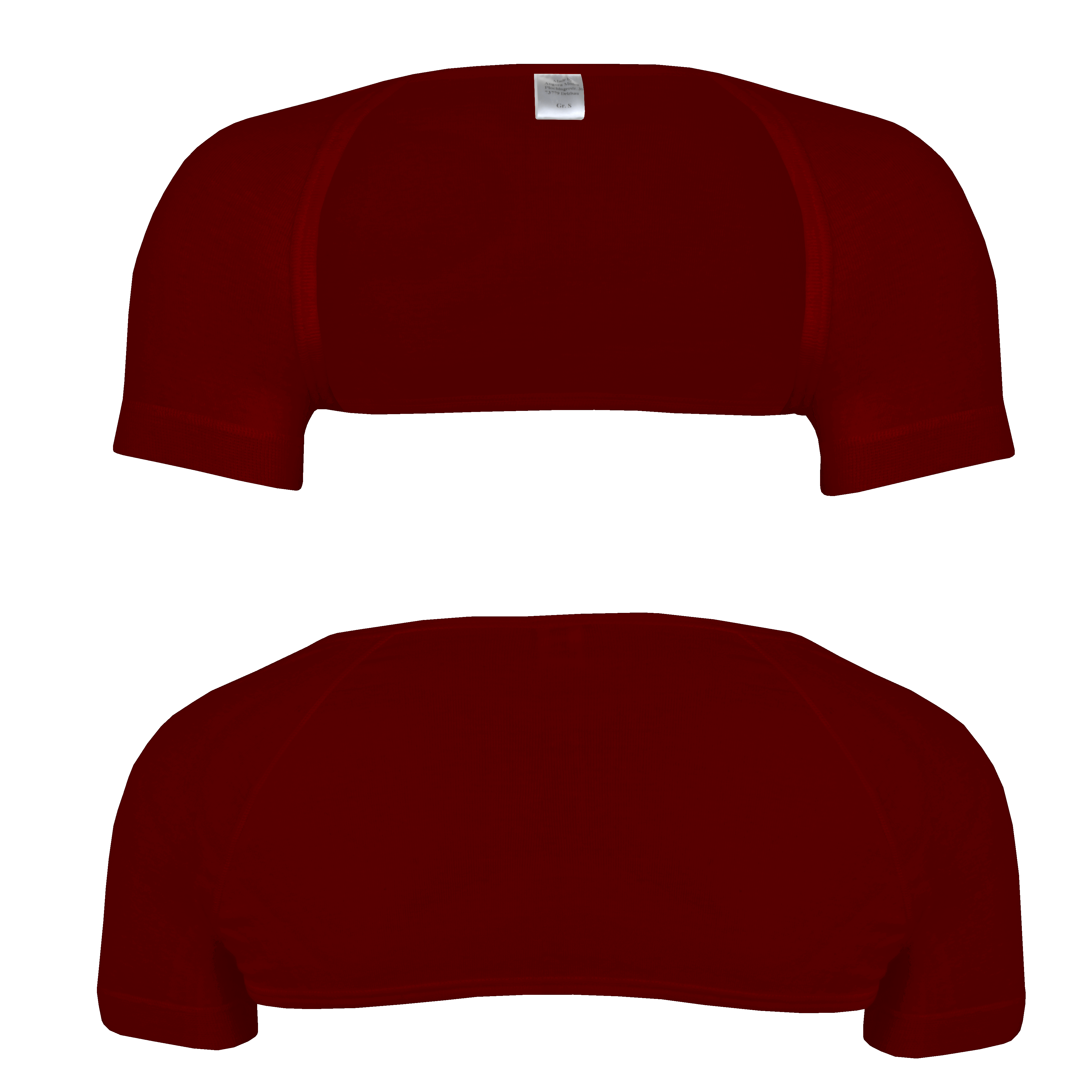 Schulter-/Nackenwärmer kurzarm <p> 60% Baumwolle 40% Angora