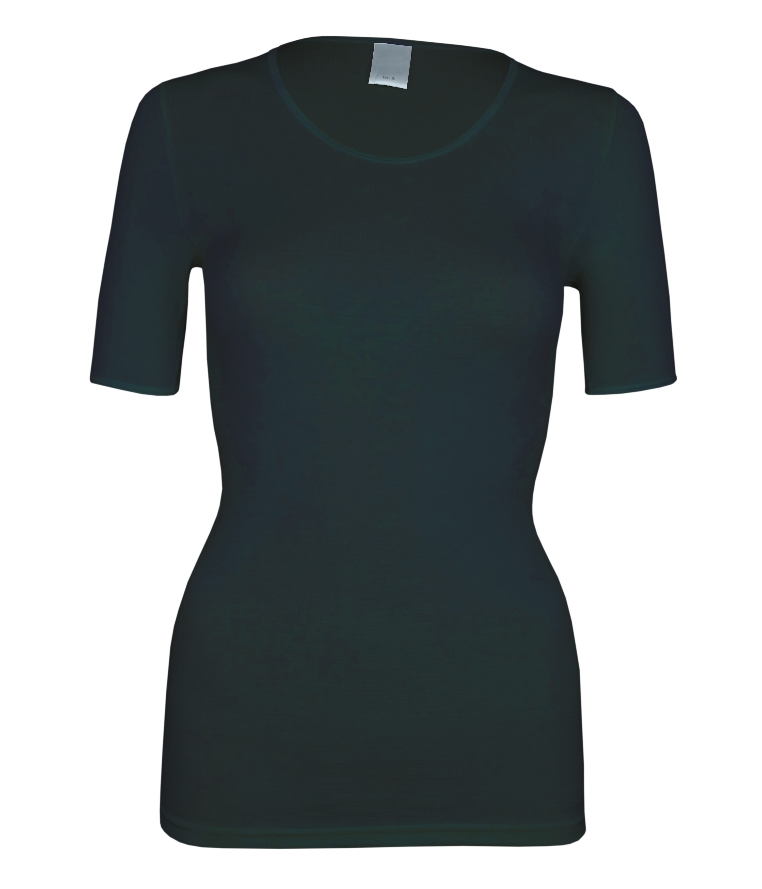 Damenhemd 1/2 Arm <p> 70% Schurwolle | 30% Seide