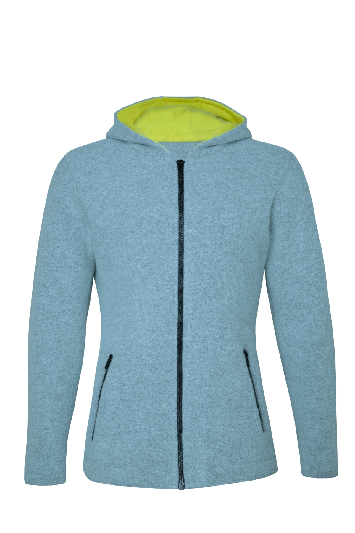 Moderne Outdoorjacke in silbergrau meliert